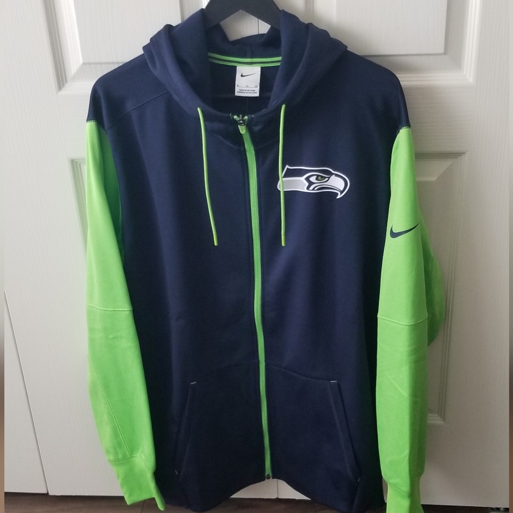 Nike Mens Seattle Seahawks Neon Hoodie XL